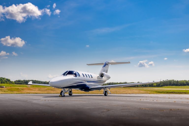Citation M2 525-0855 - The Jet Agent 1 exterior aircraft on tarmac - facing left